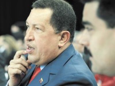 Hugo Chávez junto al Presidente de Irán exigen finalizar el bloqueo en Gaza